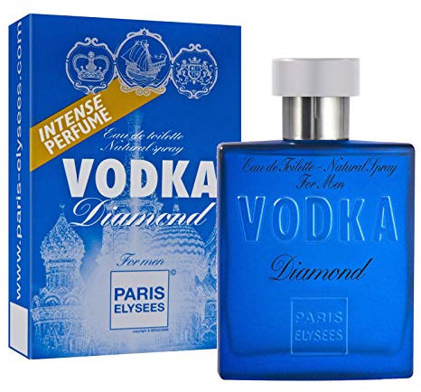 PARIS ELYSEES - Vodka Diamond - Eau de Toilette - Colonia Hombre - Fougère - Bergamota, Lavanda, Albahaca - Perfume hombre - Frasco de 100ml