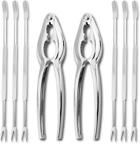 New Star Foodservice Fork Set Seafood Cracker, Silver