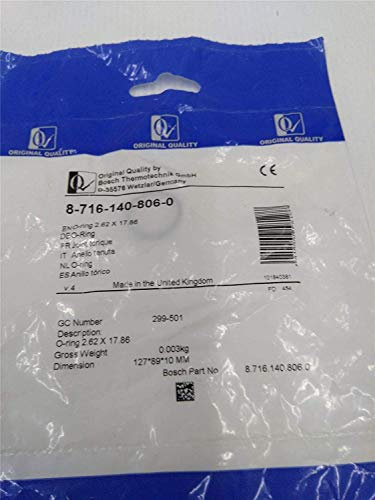 Worcester Pressure Relief Valve O'Ring 87161408060
