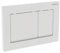 Geberit Omega 30 Dual Flush WC Wall Plate - Gloss/Matt Chrome - 115.080.KH.1