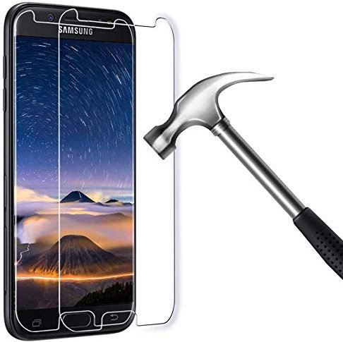 Bigmeda 2 X Verre Trempé pour Samsung Galaxy J5 2017, Film Protection en Verre trempé écran Protecteur vitre 9H pour Galaxy J5 2017