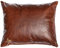 Centaur - Deko Lederkissen 50 x 40 cm für Sofa oder Schlafzimmer nussbraun - Echt Leder Kissen Echtleder Sofakissen Lederoptik