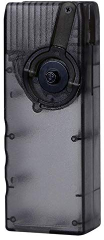 Airsoft Paintball 1000 Runden Handkurbel Quick Speed M4 Loader Taktische Magazintasche für BBS 6mm Ball (Schwarz-Transparent)