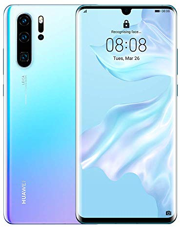 HUAWEI P30 Pro Dual SIM 128GB 6GB RAM VOG-L29 Breathing Crystal Blau SIM Free