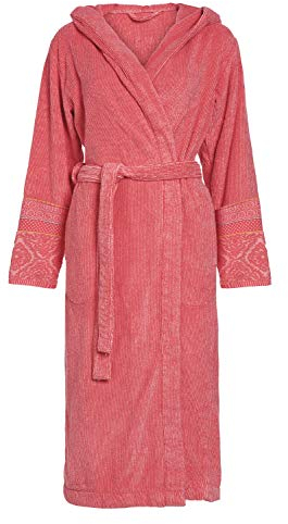 Pip Studio Kapuzen-Bademantel Soft Zellige | Coral - M