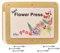 Peakdale Blumenpresse, Frühling, riesig, 29 cm x 36 cm, rechteckige Holzblumenpresse