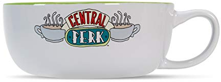 Warner Bros Friends TV Show Joey Doesn't Share Food Ceramic Dog Food Bowl, 6 In | White Dog Bowl, Friends TV Merchandise for Friends Fans | Dog Water Bowl or Dog Food Bowl for Wet or Dry Food