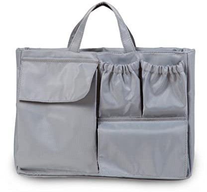 CHILDHOME, Taschen-Organizer, mehrere Fächer, kompatibel mit Mommy Bag, Grau