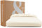 bo&button® Mako Satin Spannbettlaken | Echte Bio Luxusqualität | ALLE GRÖßEN für Matratzen & Boxspringbett Topper | 100% Baumwolle, GOTS & Fairtrade | 200x200 cm (für Topper), Buttercream Beige