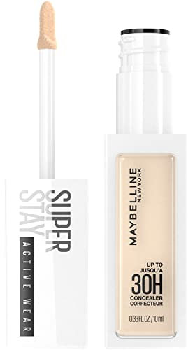 Maybelline New York Super Stay Liquid Concealer Makeup, Full Coverage Concealer, Up to 30 Hour Wear, Transfer Resistant, Natural Matte Finish, Oil-free, Available in 16 Shades, 0.33 fl oz