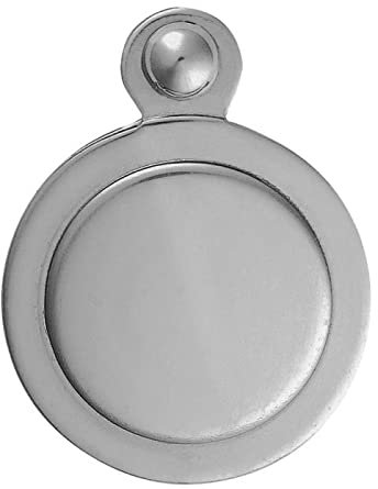 IRONZONE® Victorian Keyhole Covered Escutcheon, Protects The Door from Rusting and Damage, Essential Item to give a Polished Look to Your Door Satin Chrome 32mm