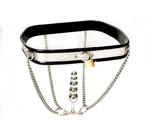 Keuschheitsgürtel Unterhose Frauen Fetisch Sklave/Mit Schloss Und Schlüssel Keuschheitsgürtel Spielzeug/Mehrere Größen Edelstahl-voller Keuschheitsgürtel Für Frauen, Bondage-Fetisch,80cm/90cm