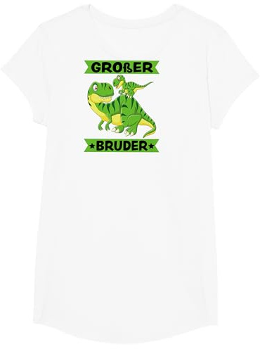 Dinosaurier Großer Bruder 2025 Süßes T-Rex Dino T-Shirt