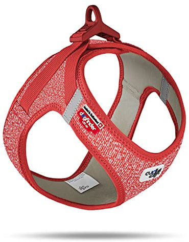 Vest Harness Merino curli Clasp Red 3XS