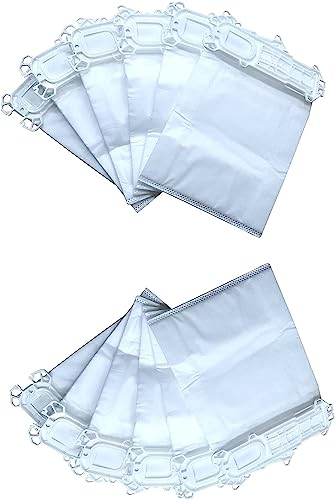 PIESSEONLINE 12 sacchetti per aspirapolvere compatibili con Vorwerk Folletto VK 135 136 135SC VK135 VK136 FP135 FP136 FP135
