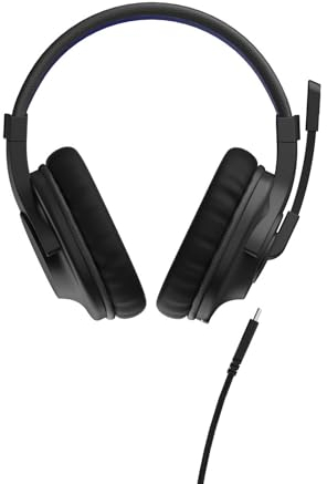 uRage Gaming-Headset SoundZ 200 V2, kabelgebundene Multi-Plattform Kopfhörer für PS5/PC, Over-Ear, in schwarz
