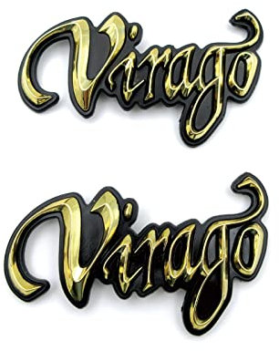 Motorrad Kraftstoff Gas Tank Emblem Abzeichen Dekoration Zubehör Aufkleber Aufkleber Für Yamaha Für Virago XV125 250 400 535 700 Tankpad Motorrad