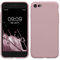 kwmobile Handyhülle kompatibel mit Apple iPhone SE (2022) / iPhone SE (2020) / iPhone 8 / iPhone 7 Hülle - Handy Case aus weichem Silikon in Mauve