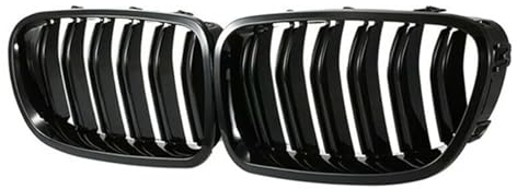 TROGPYXG Grill, glänzend schwarz, Nieren-Sport, kompatibel mit BMW F01 F02 7er 730D 740D 750D