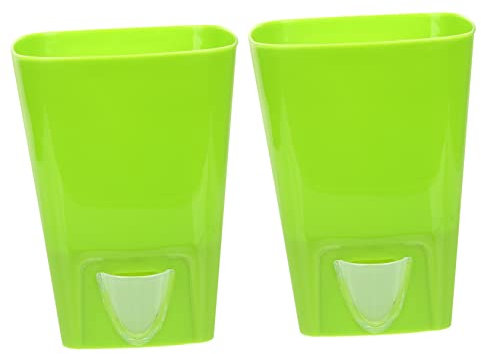 Yardenfun Pot De Fleurs À Arrosage Automatique Jardinière en Plastique pour Jardin Corde Absorbante Deau