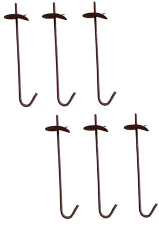 CIYODO 6 Pezzi Sostegno Serra Picchetti Di Ancoraggio A Capannone Ancoraggio A Ancore Per Serra Tende Da Campeggio Capannone Di Ancoraggio Prato Ancoraggio Tettoie A Punta