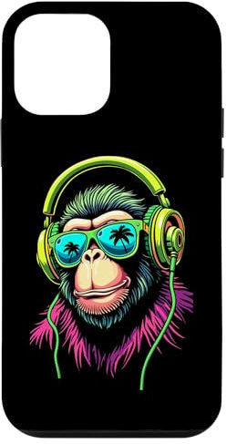 Custodia per iPhone 12 mini Cuffie Cool Monkey