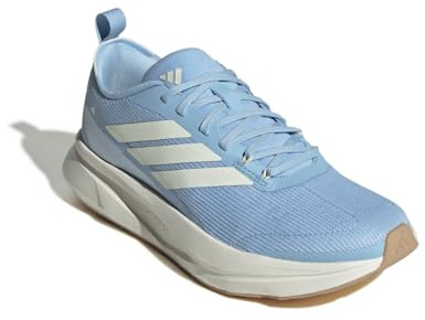 adidas Women's Jogit Running Sneaker, Blue/Off White/Warm Sandstone, 7.5 UK