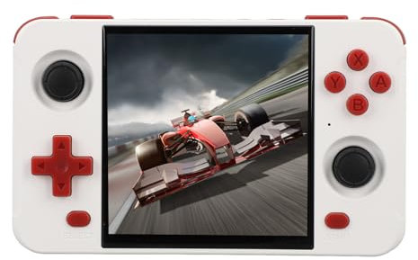 Retro-Handspielkonsole, 4,0-Zoll-IPS-Bildschirm, 2 Joystick-Retro-Game-Emulator mit 16G- und 64G-2-Karte, RK3566ARM 64bit, Unterstützt HDMI-TV-Ausgang 2,4G Wi-Fi, 2 Spieler