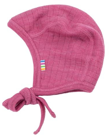 Joha Baby Jungen Mädchen Erstlingsmütze Merino-Wolle, Größe:34, Farbe:pink