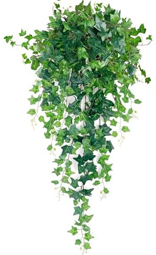 YMIFEEY Edera Finta Da Interno Esterno Piante Finte Cadente 120cm Piantina Finta Cadenti Decorativa Foglie Artificiale Fake Plants Rampicanti Per La Casa, Camera Da Letto Home Decor