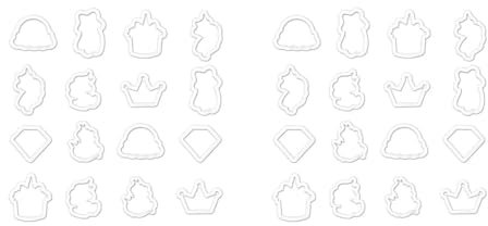 ULTECHNOVO 32pcs Unicorn Cookie for Boys and Girls Cookie Molds Stamps Rolling Edges for Baking