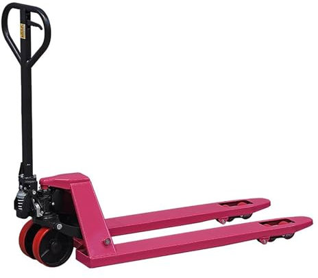 lyxamjrzyp Transpallet Manuale, Carrello Elevatore Idraulico, Manico Ergonomico, Carrello per Magazzino, Banchina di Carico e Fabbrica(Large)