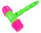 Huraoerrrr 1pcs Martillo de plástico, percusión de Juguete de Martillo chirriante sonando un Color Aleatorio Divertido para niños