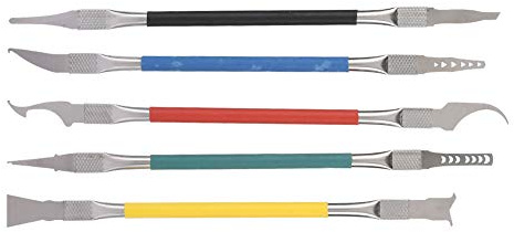 Kit Outil Réparation Démontage Téléphone, Double Tête Aile pour Élimination Colle CPU, Outils de Maintenance Professionnelle for Techniciens et DIY Réparation Smartphone, Écran et Composants Internes