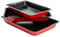 ASAB 3 Pc Non Stick Baking Roasting Cooking Tray Set Oven Dish Bake Pan Bakeware Easy Clean Kitchen Accessory