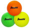 Franklin Sports Youth White Green & Red Mini Game Practice Lacrosse Balls 3-Pack