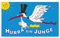 Baby Geburt Junge blau BabyfahneHurra ein Junge.