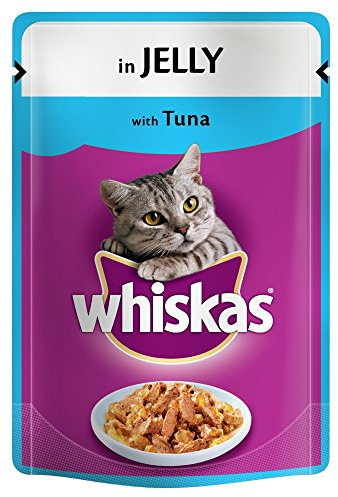 Whiskas Pouch in Jelly with Tuna 100 g (Pack of 24)