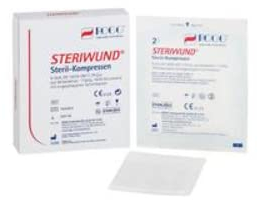 ROGG STERIWUND Kompr.10x10 cm steril 8fach 25X2 St