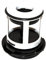 Bauknecht Waschmaschine Pumpe Filter mit Deckel. Original-Teilenummer 481948058106 C00314883