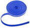 deleyCON 5m Klett Kabelbinder Klettband Klettbandrolle 10mm Breit Kabelmanagement Kabelorganizer Klettkabelbinder Klettverschluss zuschneidbar Blau