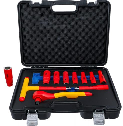 COFFRET 11 OUTILS ISOLES 1000V VDE DOUILLES CARRE 1/2