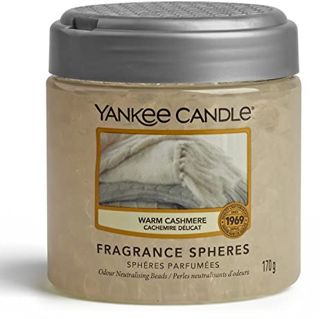 Yankee Candle Fragrance Spheres Air Freshener, Up to 30 Days of Fragrance, Warm Cashmere