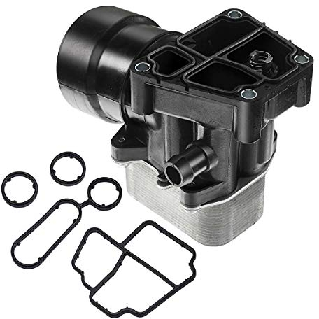 Frankberg Refroidisseur d'huile compatible avec A1 8X1 8XK 1.6L-2.0L 2010-2015 Altea 5P1 1.6L-2.0L 2004-2019 Leon 1P1 1.6L-2.0L 2005-2012 Roo.mster 5J 1.6L 2010-2015 Remplacer# 03L115389B
