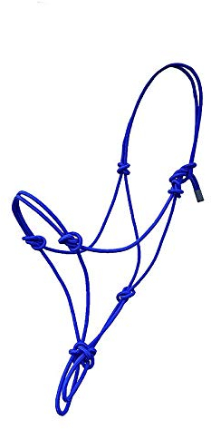 German Riding Knotenhalfter Jimmy Stabiles Knotenhalfter in modischen Farben (blau)