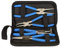 Pinza per Smontare Anelli Seeger, Pinze Anelli di Sicurezza, Set di Pinze a Becco Lungo Professionale 7 Pollici, Punte per Pinze a Clip a C, Set di Pinze per Anelli Elastici con Custodia