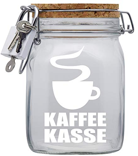 Spardose Kaffeekasse Geld Geschenk Idee Transparent L