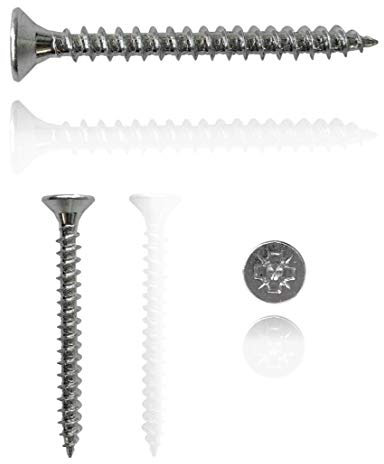 M4 Wood Screws Zinc Plated Long 1.5 inch (0.16 x1.57) 4.0 x 40mm Box of 100pcss