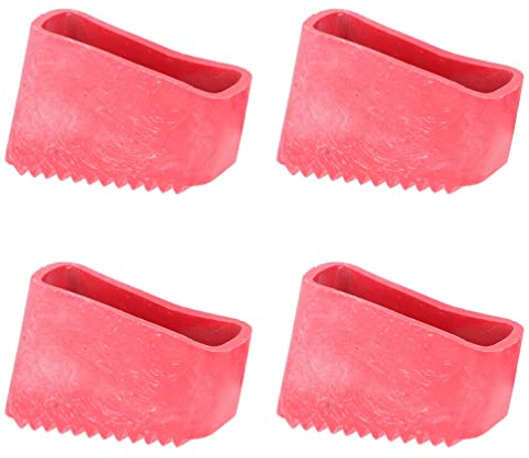TOPBATHY 4 Stück Leiterfüße Gummi-Pads Abdeckung rutschfeste Teleskopleiter Fußmatte Kissen Sohle Verlängerung Leiter Schuhzubehör für Klappleiter Teile Rosy