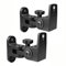 Howonder BS-218pro Support Mural pour Enceintes pour Petites Enceintes, Support Enceinte Murale, Poids Max 30 lbs (2 Packs Noirs)